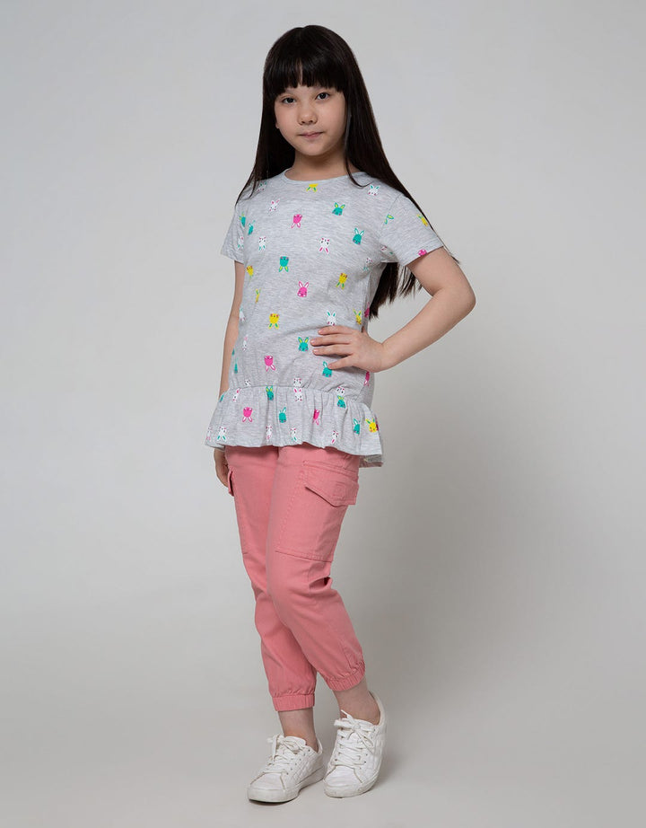 Aero Short Sleeve T-Shirt Geber Print Two Cat