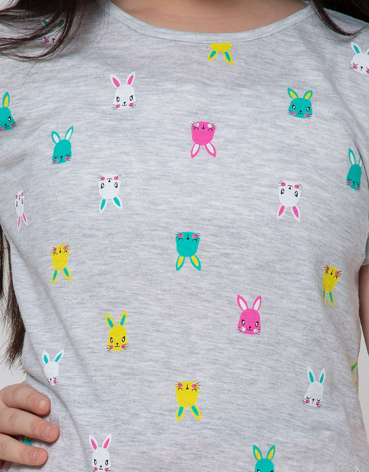 Aero Short Sleeve T-Shirt Geber Print Two Cat