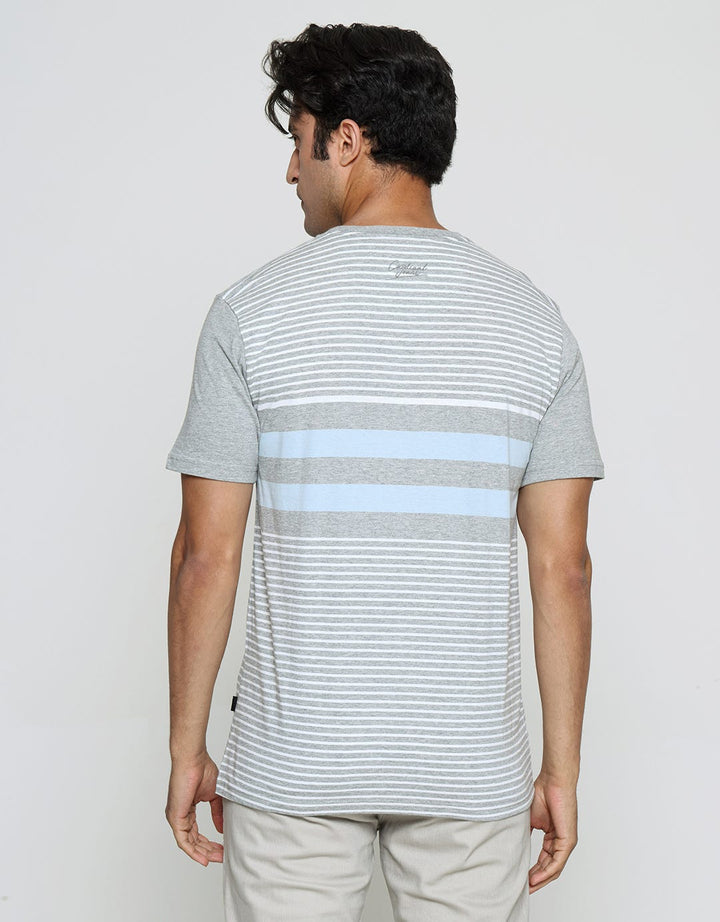 Cardinal Jeans Multi Stripe Kaos Oblong Pria