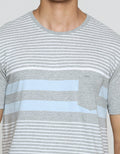 Cardinal Jeans Multi Stripe Kaos Oblong Pria