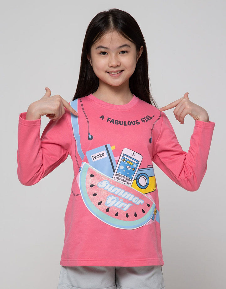 Aero Long Sleeve T-Shirt Watermelon