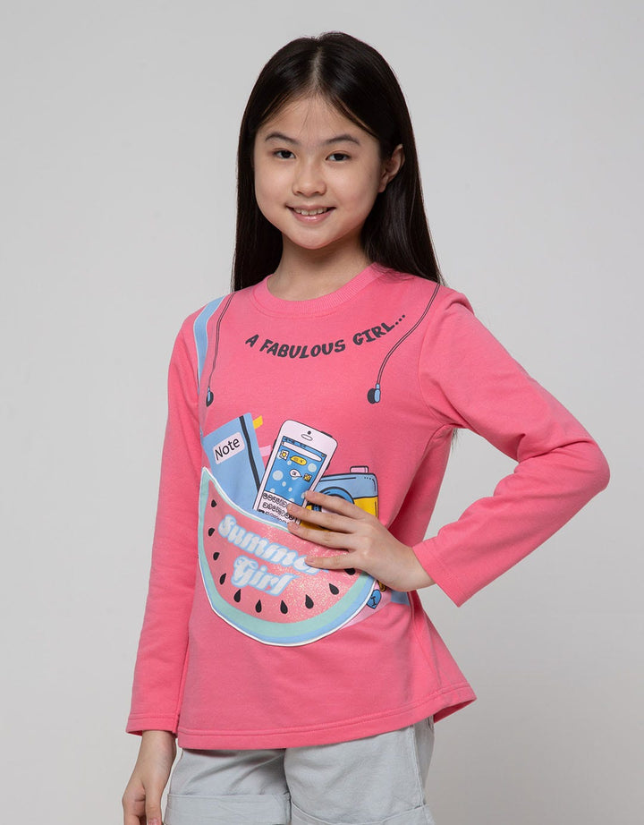 Aero Long Sleeve T-Shirt Watermelon