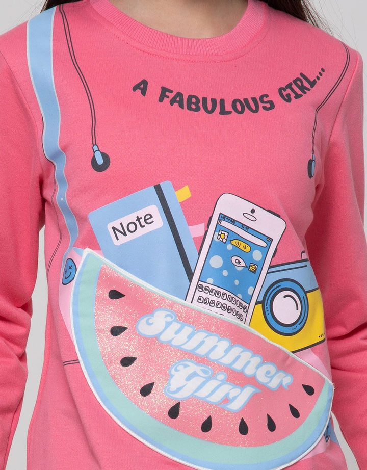 Aero Long Sleeve T-Shirt Watermelon