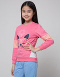 Aero Sweatshirt Print Smart Cat