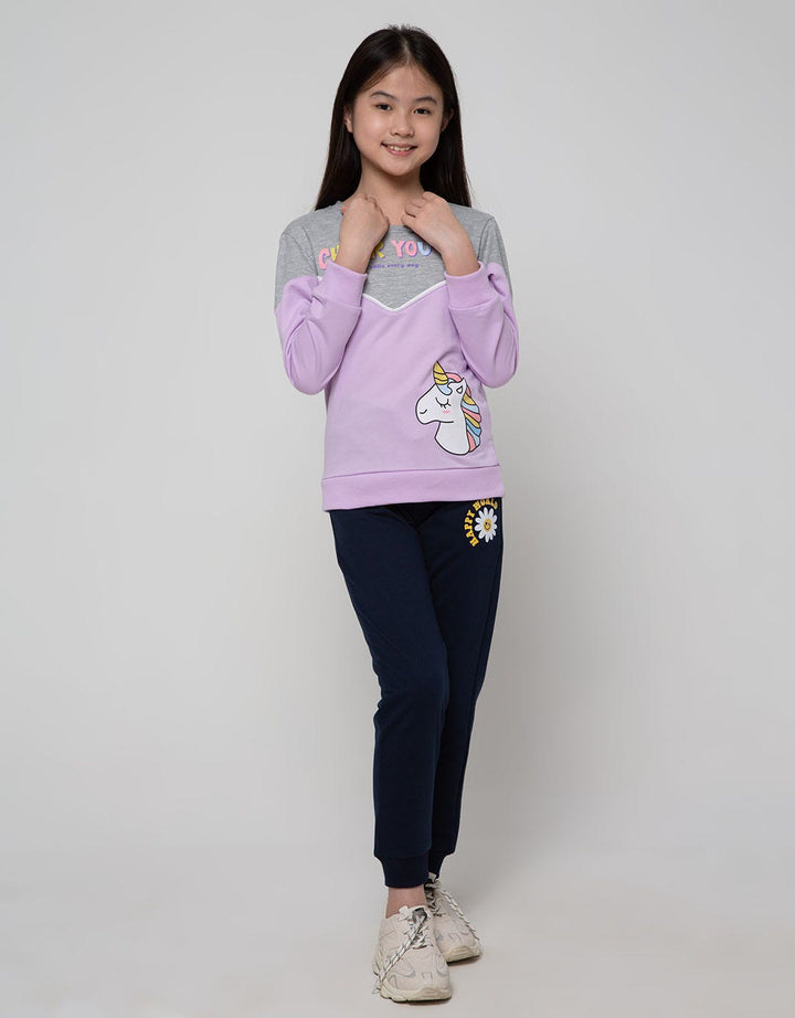 Aero Sweatshirt Unicorn Lilac