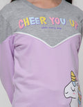 Aero Sweatshirt Unicorn Lilac