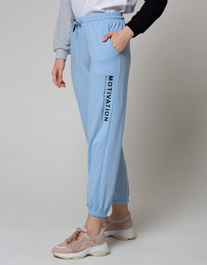 Nevada Jogger Long Pants Terry Solid Motivation Noun