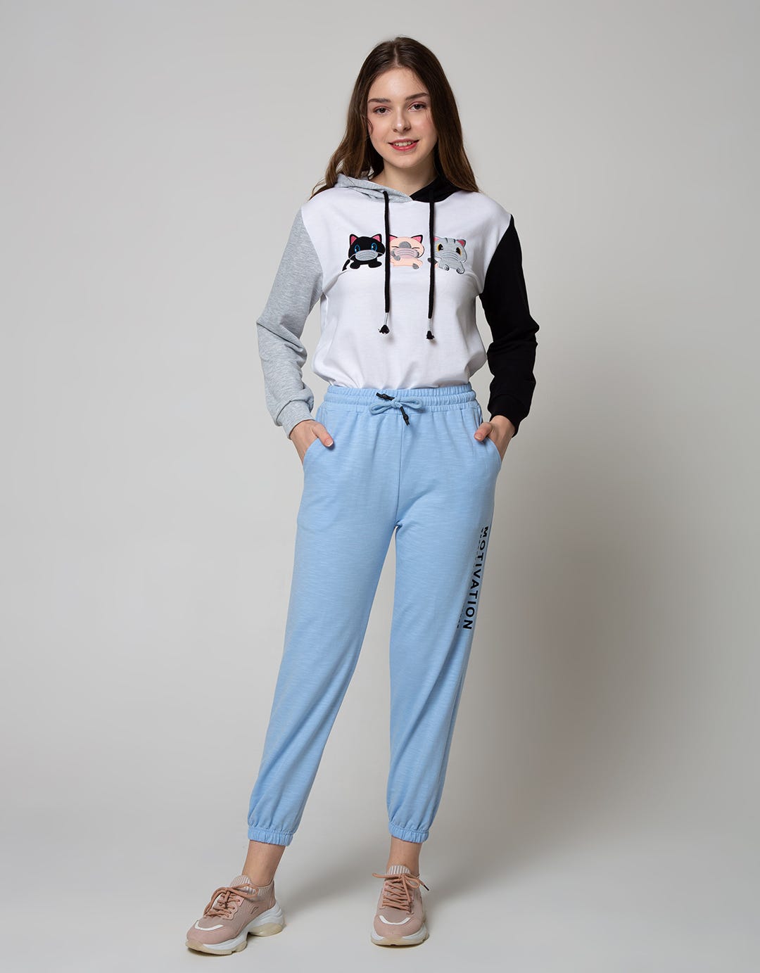 Nevada Jogger Long Pants Terry Solid Motivation Noun