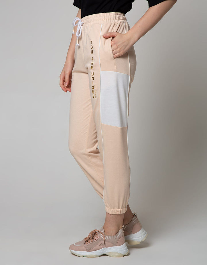 Nevada Jogger Long Pants Terry Solid Cut And Sew You Are Unique