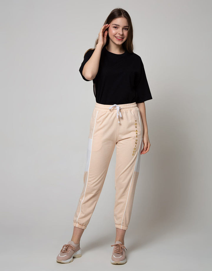 Nevada Jogger Long Pants Terry Solid Cut And Sew You Are Unique
