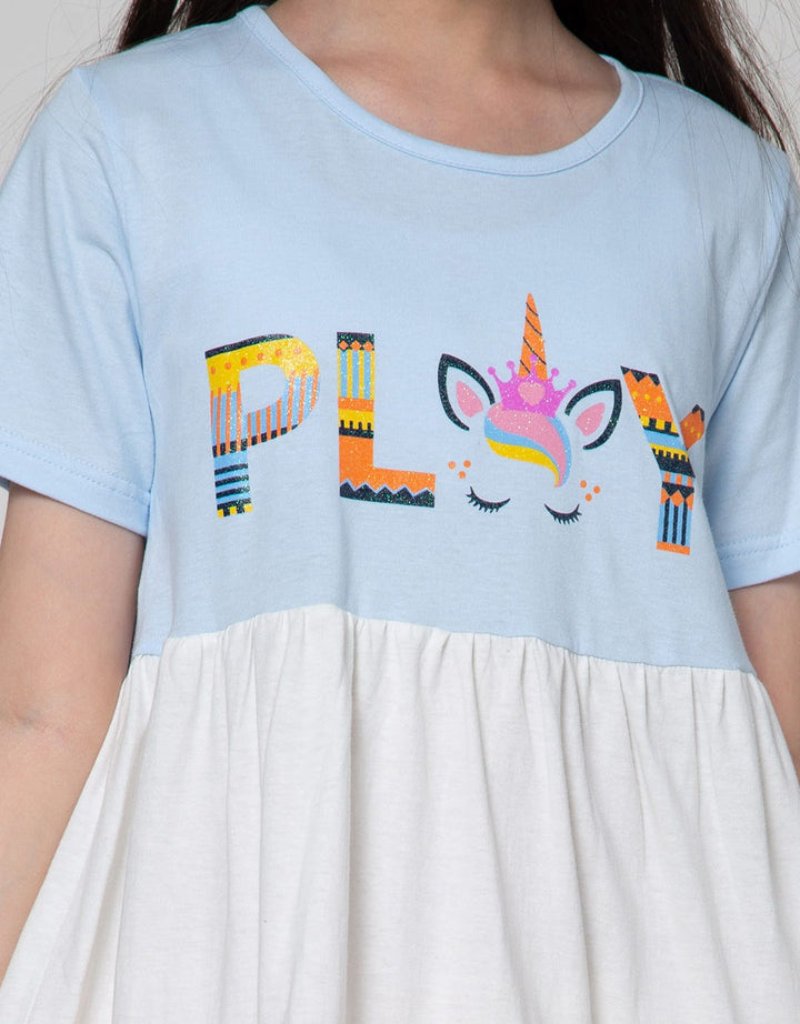 Aero Short Sleeve Dress Susun Gradasi Play