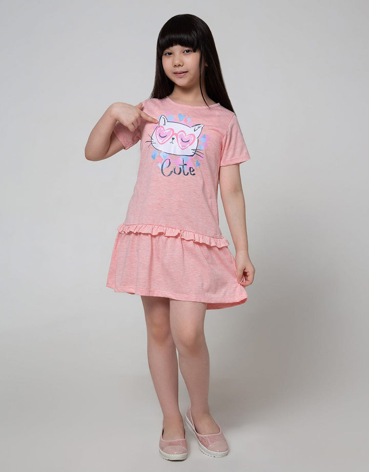 Aero Short Sleeve Dress Daily Cute