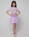 Aero Short Sleeve Dress Unicorn Lilac