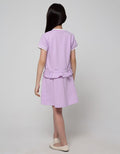 Aero Short Sleeve Dress Unicorn Lilac