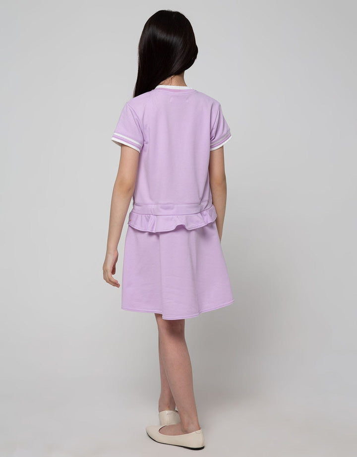 Aero Short Sleeve Dress Unicorn Lilac