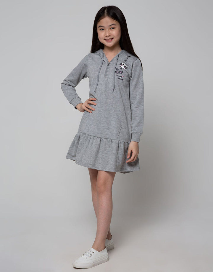 Aero Long Sleeve Dress Life Cat Hoodie Dress