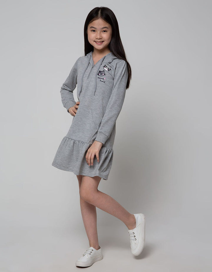 Aero Long Sleeve Dress Life Cat Hoodie Dress