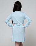Aero Long Sleeve Dress Print Cat Face