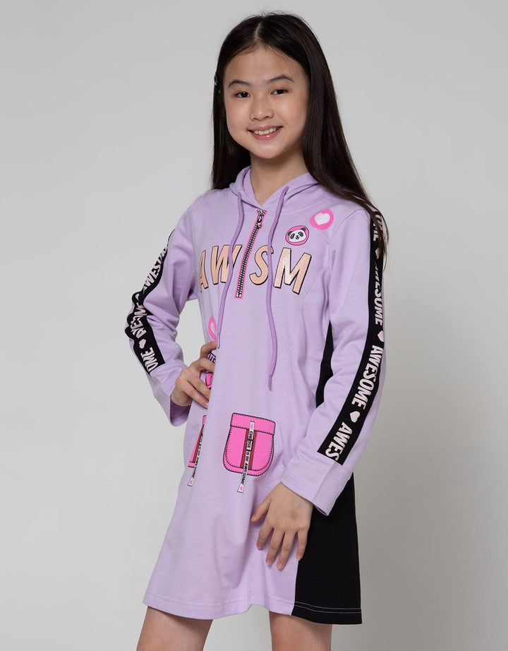 Aero Long Sleeve Dress Hoodie Panda Packer