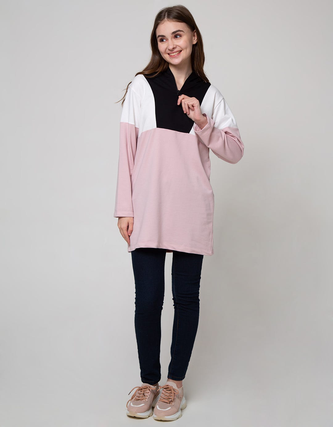 Nevada Long Sleeve Midi Dress Cut Sewn