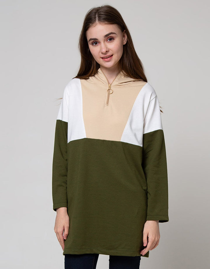 Nevada Long Sleeve Midi Dress Cut Sewn
