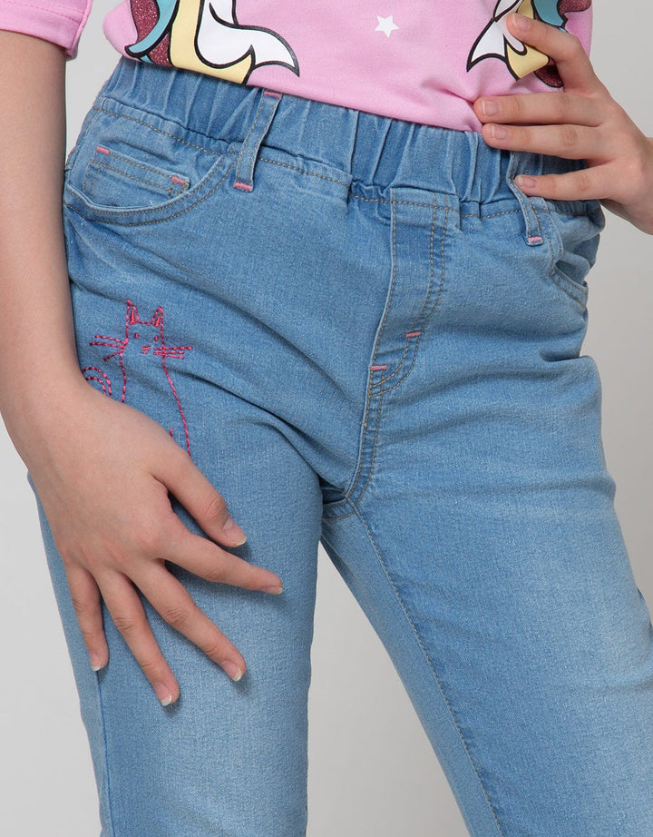 Aero Pants Denim Meow Pants