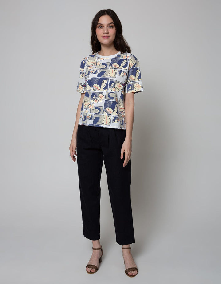 Nevada Short Sleeve T-Shirt Print Comic
