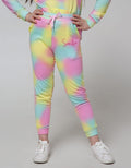 Aero Leggings Jogger Pants Knit Smile Tie Dye