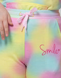 Aero Leggings Jogger Pants Knit Smile Tie Dye