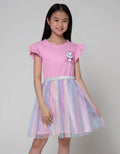 Disney Short Sleeve Midi Dress Tulle Marie
