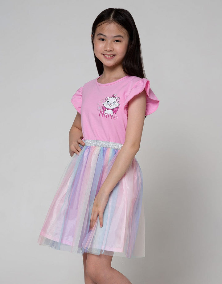 Disney Short Sleeve Midi Dress Tulle Marie
