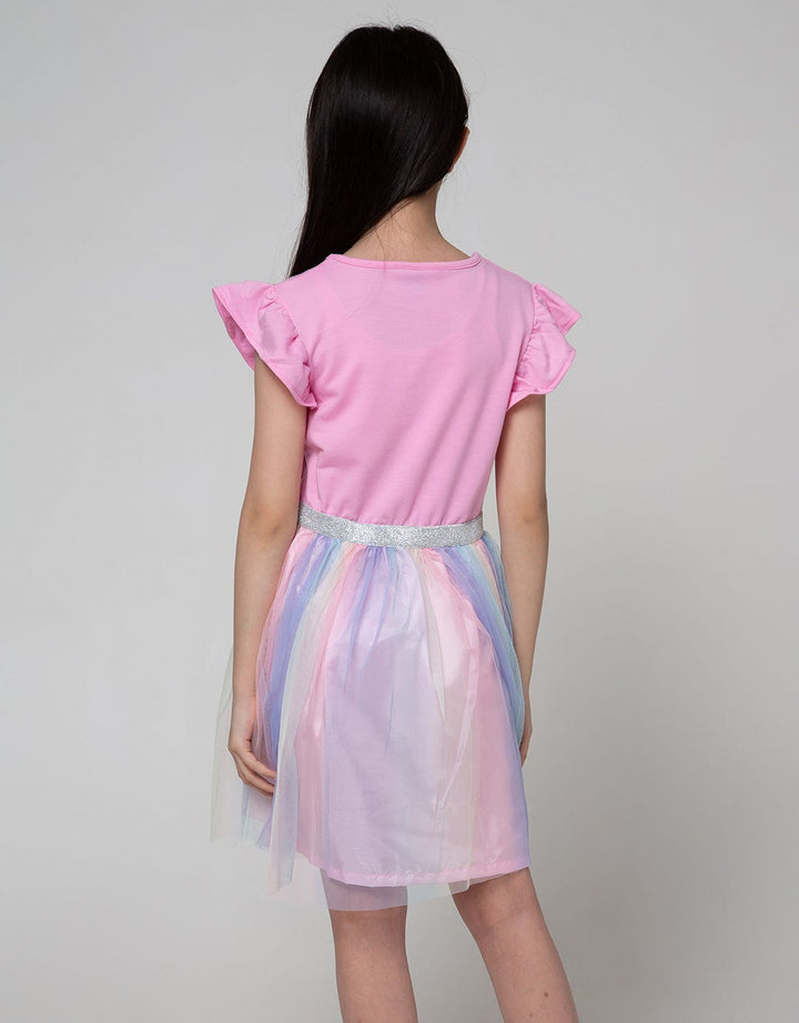 Disney Short Sleeve Midi Dress Tulle Marie