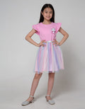 Disney Short Sleeve Midi Dress Tulle Marie