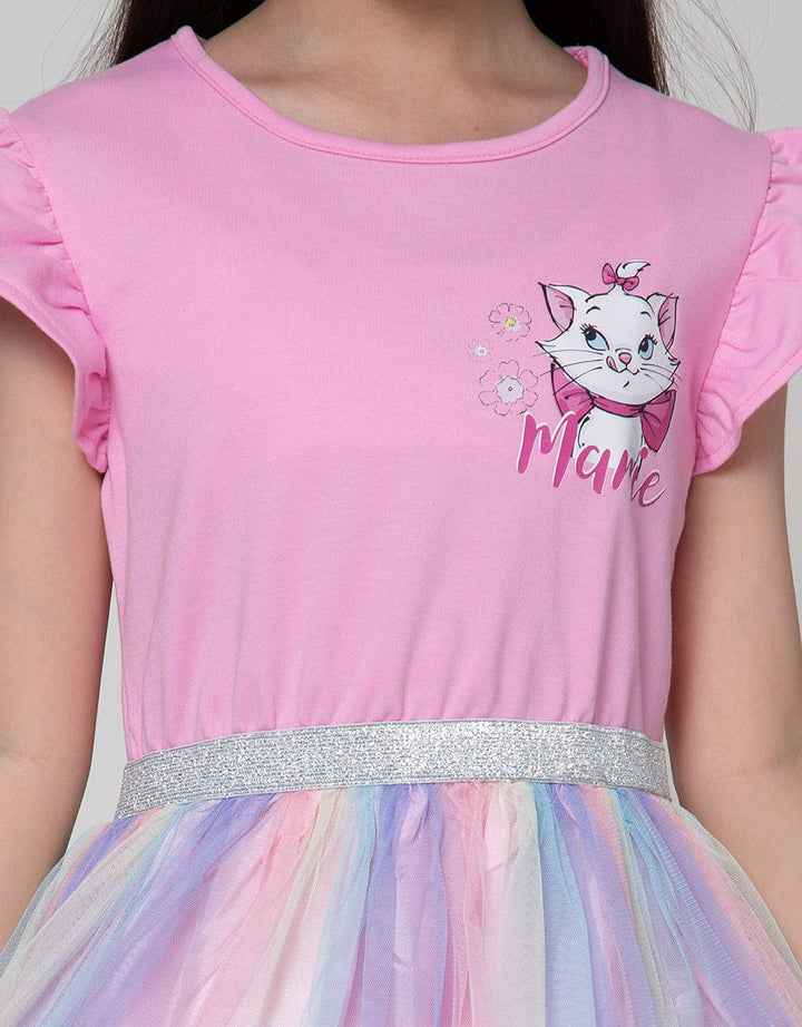 Disney Short Sleeve Midi Dress Tulle Marie