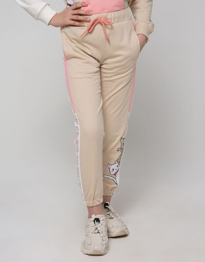 Aero Leggings Jogger Pants Knit Cat Peeks