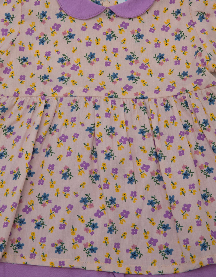 Pipiniko Top - Bottom Highlight Eid Set Girl Flowers