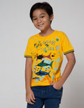 Little M Short Sleeve T-Shirt Watercolor Fun In The Sea