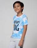 Little M Short Sleeve T-Shirt Tie Dyed Space Aplikasi