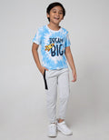 Little M Short Sleeve T-Shirt Tie Dyed Space Aplikasi