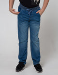 Nevada Denim Pants Pinggang Manset