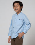 Little M Long Sleeve Koko Casual Print Titik Dasi