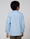 Little M Long Sleeve Koko Casual Print Titik Dasi