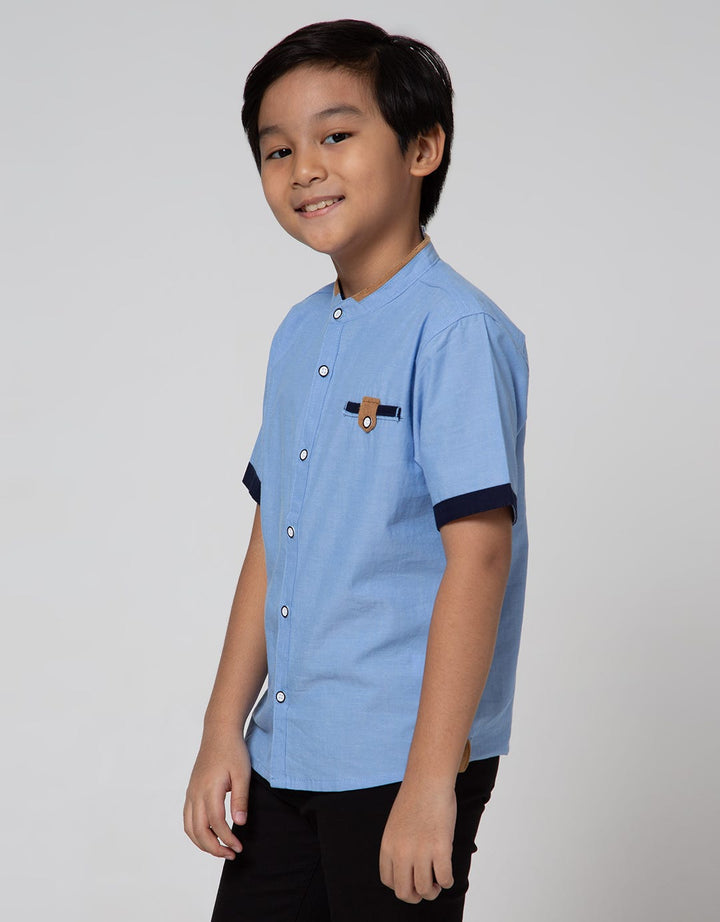 Little M Short Sleeve Koko Casual Slub