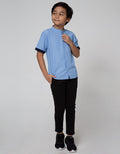Little M Short Sleeve Koko Casual Slub