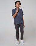 Little M Short Sleeve Koko Casual Melange