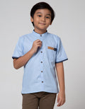 Little M Short Sleeve Koko Casual Herringbone