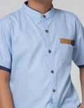 Little M Short Sleeve Koko Casual Herringbone