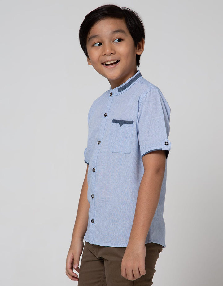 Little M Short Sleeve Koko Casual Texture