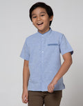Little M Short Sleeve Koko Casual Texture
