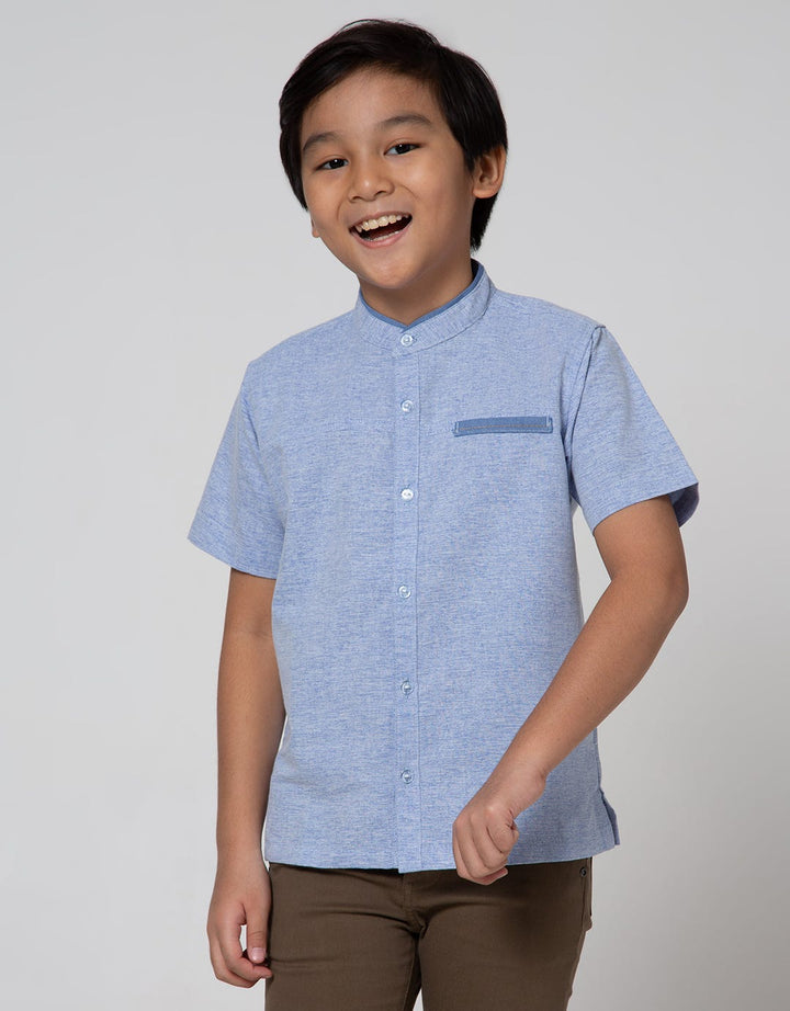 Little M Short Sleeve Koko Casual Texture